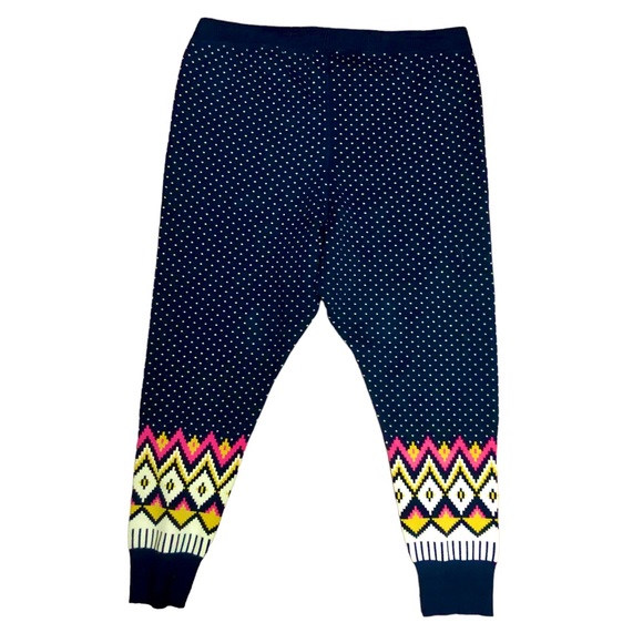 Old Navy | Fair Isle Sweater Leggings Colorful Cozy Lounge Size XXL - Picture 6 of 8